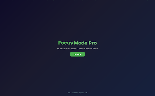 Focus Mode Pro :: Block distracting websites and stay focused. Pomodoro timer, strict mode, stats & scheduling.