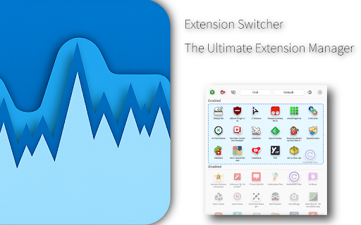 Extension Switcher :: Automatically enables/disables extensions based on defined URL rules and profiles.