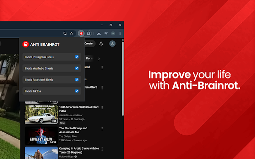 Anti-Brainrot - block addictive contents :: Block addictive contents and stay focused.
