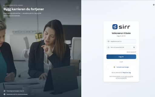 Sirr Job Saver :: Save job postings from LinkedIn, Finn.no, NAV Arbeidsplassen, Jobbnorge, and Indeed to your Sirr Application Tracker.
