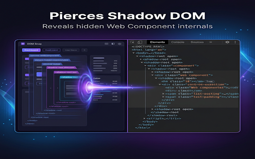 DOM Snap — AI-Ready DOM Extractor :: v1.1.02: Pro History + Interactive Picker + Markdown Export. Optimized for AI snap-fast DOM extractions with Shadow DOM support.