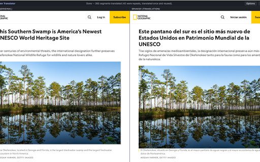 Split Screen Translator :: Read two languages at once with a side-by-side bilingual translation layout.