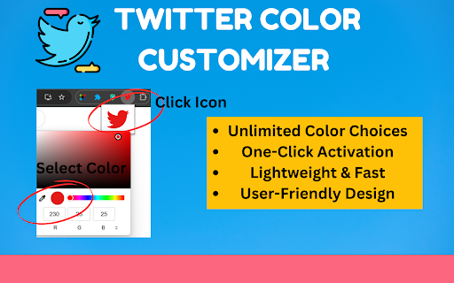 Twitter Color Customizer - Unlimited Theme Options :: Unlock unlimited color themes for Twitter (and X.com)! Customize your Twitter experience with any color.