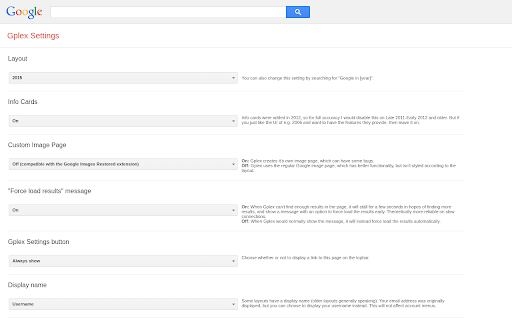 Gplex Extended :: Google and YouTube in their old look: pick any year from 1997 to 2024. An unofficial fan project.