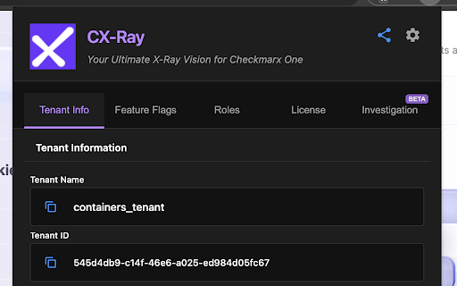 Checkmarx CX-Ray Chrome Extension :: Your Ultimate X-Ray Vision for Checkmarx One - A Chrome Extension That Unlocks Hidden Powers