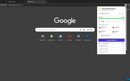 Password Generator :: Generate strong, secure passwords instantly in your browser.