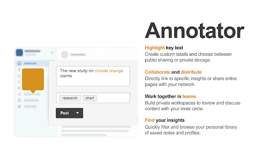 Annotator - Web & PDF Annotation :: Collaboratively annotate, highlight, and tag web pages and PDF documents.