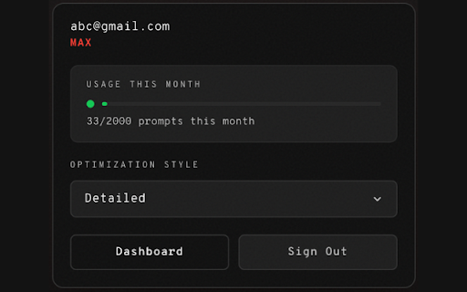 Prompt Optimizer :: Optimize your prompts for ChatGPT, Claude, and Gemini