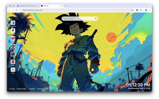 Goku Dragon Ball Live Wallpaper :: Power up your browser with Goku Dragon Ball Live Wallpaper – feel the energy of a Saiyan warrior in every new tab.
