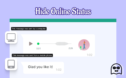 WAIncognito - WhatsApp Online Hide & Restore Deleted Messages | WPPME.COM :: Turn off WhatsApp read receipts, recover deleted messages, save statuses, and hide online presence with WAIncognito.