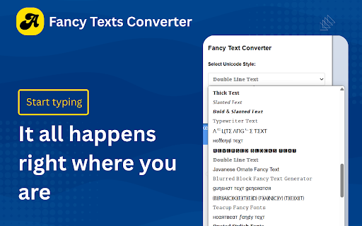 Fancy Texts :: Convert text to fancy fonts
