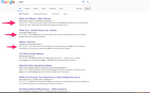 CraftyDate :: Show the date a Google search was published, helping to highlight older results