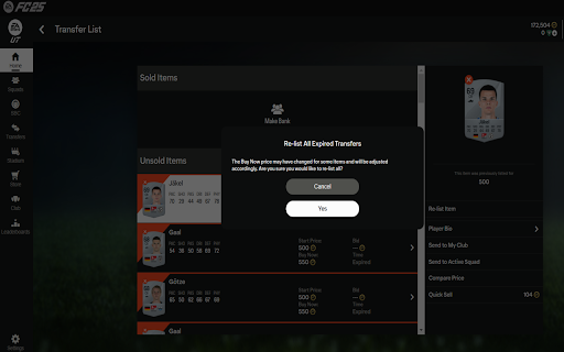 FUT Lister :: Keep your EA FC 25 transfer list active 24/7 with Futlister. Easy setup, safe, and reliable automation.