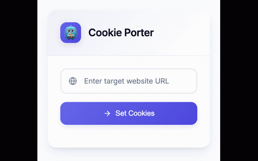 Cookie Porter :: Transfer cookies from one website to another.