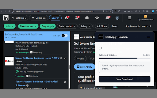 ChillApply – AI Job Application Assistant :: Automate your job search with ChillApply. Apply to jobs faster, smarter, and with less effort.