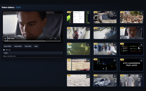 X Video URL Exporter :: Download videos from your X (Twitter) bookmarks. Auto-scroll capture, gallery preview, one-click MP4/HLS download.