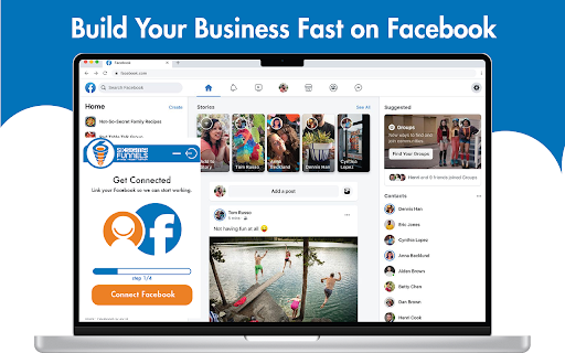 Six Sigma Funnels :: Automates Facebook prospecting by sending connection requests and follow-ups to help you generate qualified leads.
