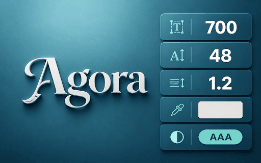 What the Font - Font Finder :: Hover any text on a page to reveal typeface, size, weight, and color. Inspect with What the Font - Font Finder in one click.