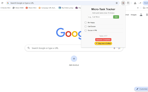 Micro-Task Tracker :: A simple task tracker with a 17-task limit.
