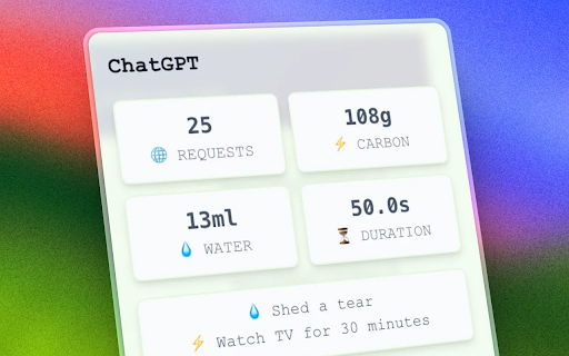 AI Impact Tracker :: Measure the carbon and water footprint of your AI requests
