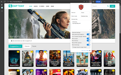 Redirect Shield :: Blocks all unwanted redirects and popups.