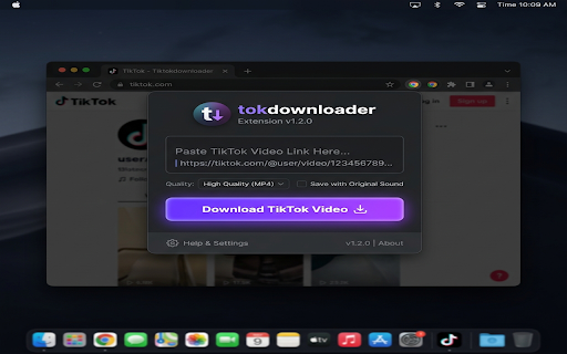 tokdownloader.app — TikTok Video Downloader :: Download TikTok videos without watermark in HD or extract MP3 audio directly from your active browser tab with one click.