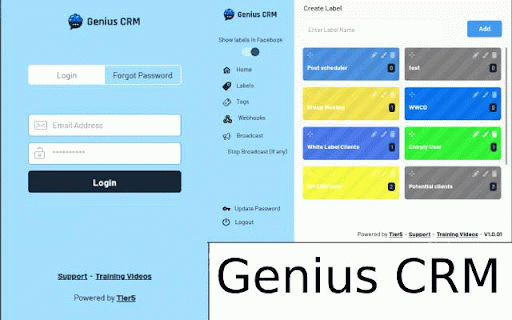 Genius CRM :: Turn Your Facebook Messgener Into A Full Blown Sales CRM and Pipeline (and never lose track of sales opportunities)