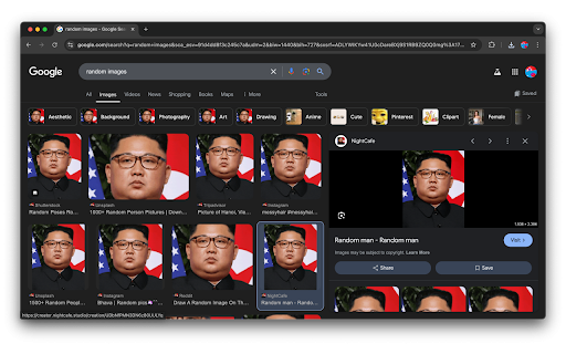 InstaSwap :: Replace all images on web pages with your uploaded image.