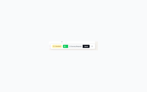 Culture Intelligence for Workable :: WhatsApp, LinkedIn Connect, InMail, and direct message outreach buttons with Culture Index status badge for Workable.