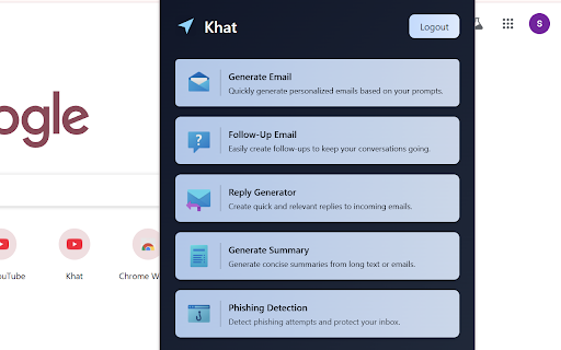 Khat - AI Email Writer :: Generate professional emails using Gemini AI