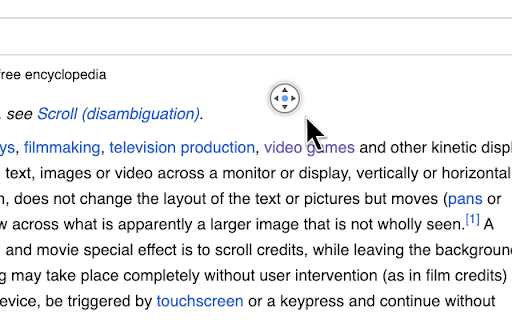 Classic Autoscroll :: Classic Windows-style middle-click autoscroll with configurable speed.