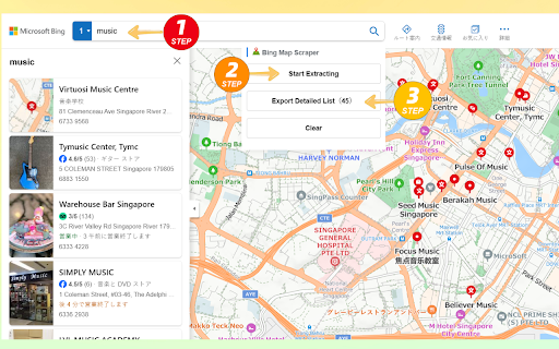 Maps Scraper - Maps Leads Extractor :: Free tool for Maps business leads scraper. Extract Maps data to Excel formats(include phone data) with one click.