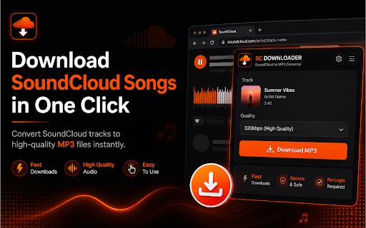 SoundCloud Downloader – SoundCloud to MP3 Converter - SC Downloader :: Download SoundCloud songs, playlists & albums in high quality 320kbps MP3 files. Free, fast, works on iPhone, Android, PC & Mac.