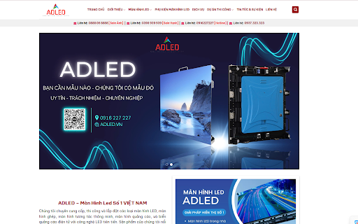 CÔNG TY TNHH GIẢI PHÁP CÔNG NGHỆ ADLED :: ADLED Mang đến giải pháp công nghệ Màn Hình Led Công nghệ cao giải pháp cho mọi không gian trong nhà,ngoài trời