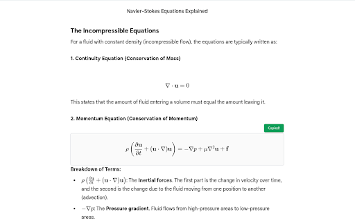 MathBridge - AI Formula Copier :: Easily copy math formulas from Gemini, ChatGPT, Claude, Perplexity, and DeepSeek to MathML (MS Word), LaTeX, Plain Text, or Image.