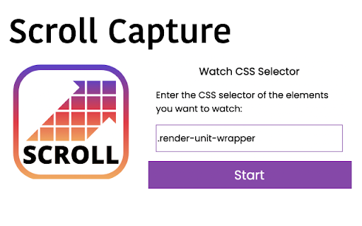 Scroll Capture :: Capture DOM elements in visible area while scrolling.