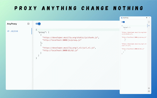 AnyProxy :: Easily redirect network resources without needing to update the server.