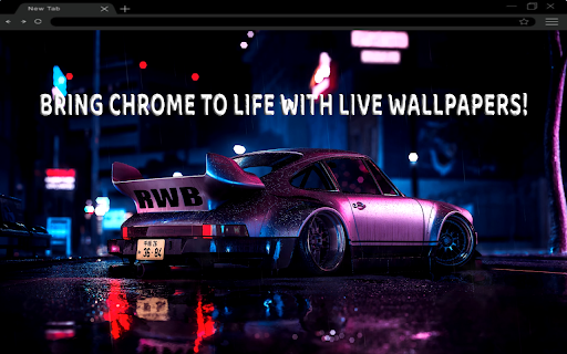 Porsche RWB Rough Live Wallpaper :: Experience the raw power of the Porsche RWB Rough World Concept in this live Tab, showcasing aggressive styling and racing spirit.