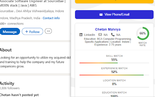 H2I KNOWS :: Analyze profiles and resumes against job descriptions