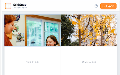 GridSnap - Photo Collage Maker :: Create stunning photo collages with a minimalist grid-based layout engine. Collect images from any webpage and export in HD.