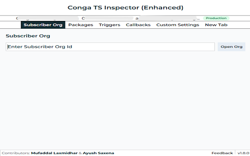 Conga TS Inspector (Enhanced) :: View Imp Information for Debugging Conga Issues
