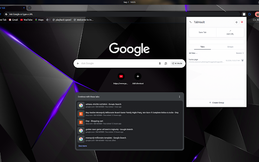 TabsVault :: # TabVault — Save, Organize & Restore Your Tabs
Tired of having dozens of Chrome tabs open? **TabVault** helps you take control of…