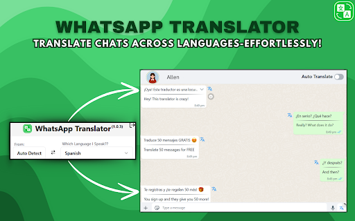 WhatsApp™ Web Translator :: Translate WhatsApp, Telegram, and Discord messages with our extension. Just select text for instant translations in any language!