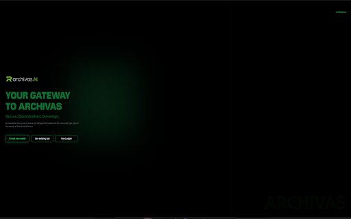 Archivist Dev :: Archivist - Your Archivas Blockchain Wallet for RCHV and dApps