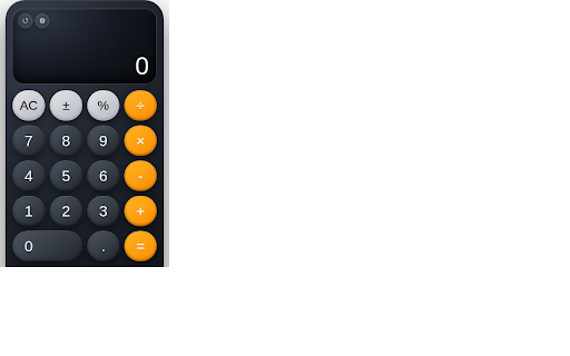 Calculator :: Apple-style calculator extension