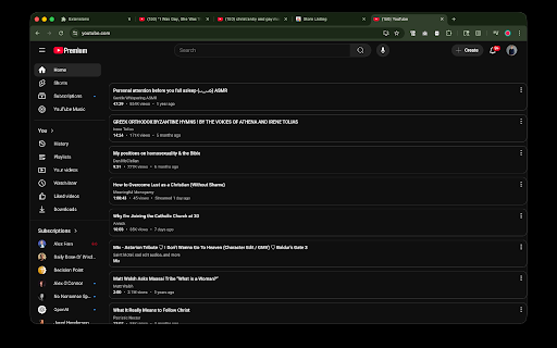 YouTube List View :: Transforms YouTube's video grid into a detailed table view