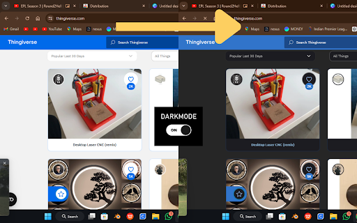 Universal Dark Mode :: CLICK ME for Enable dark mode for all websites