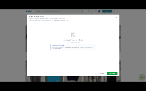Resellit for Vinted :: Extension officielle Resellit pour Vinted. Synchronisez vos comptes, publiez et republiez vos annonces automatiquement.