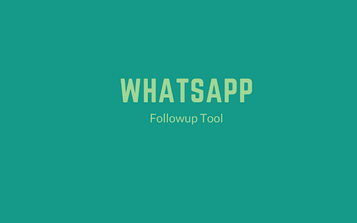 WF Tools – CRM Utility :: A lightweight WhatsApp Web helper tool to manage and send messages using pre-defined templates for business use.