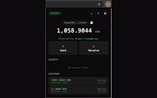 RavenWallet :: Ravencoin wallet extension — like MetaMask for RVN